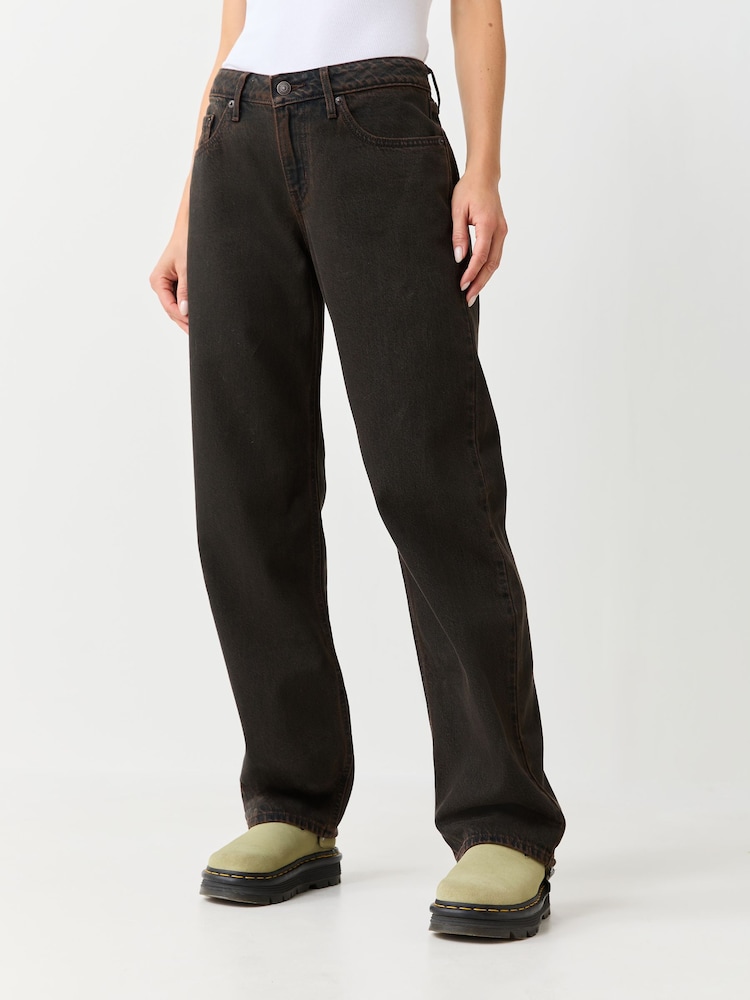 Levi's® Washed Brown Straight Leg Jeans - Image 2 of 4