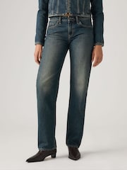 Levi's® Blue Low Straight Dark Wash Jeans - Image 1 of 4