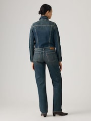 Levi's® Blue Low Straight Dark Wash Jeans - Image 3 of 4