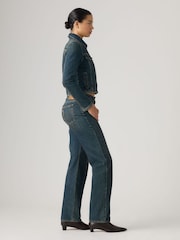 Levi's® Blue Low Straight Dark Wash Jeans - Image 4 of 4