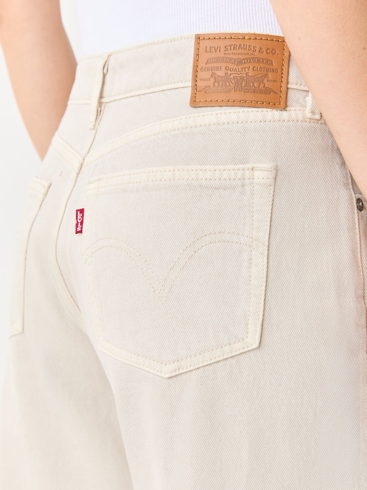 Levi's® Cream Low Loose Wide Leg Jeans - Image 4 of 4