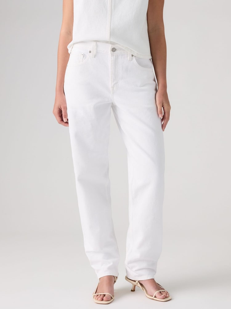 Levi's White Loose Taper Jeans - Image 1 of 6