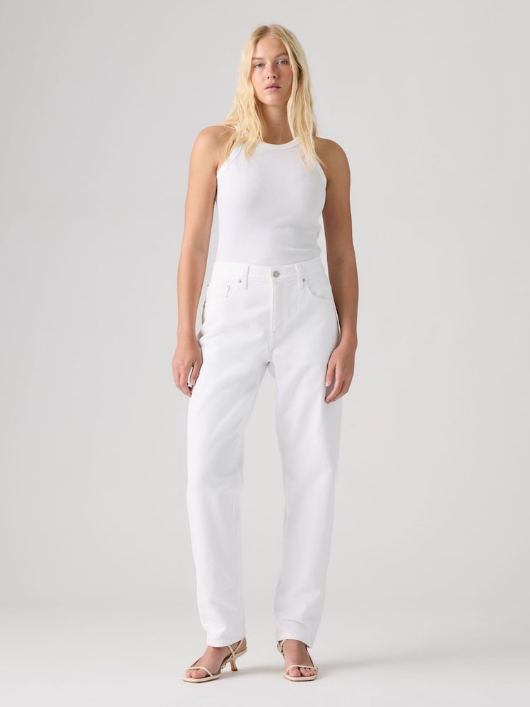 Levi's White Loose Taper Jeans - Image 2 of 6
