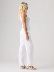 Levi's White Loose Taper Jeans - Image 4 of 6