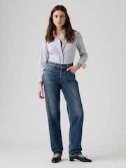 Levi's® Blue High Loose Taper Fit Jeans - Image 1 of 6