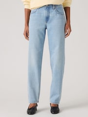 Levi's® Blue High Loose Taper Jeans - Image 3 of 6