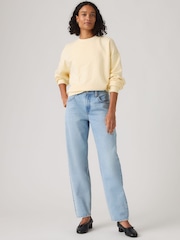 Levi's® Blue High Loose Taper Jeans - Image 4 of 6