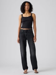 Levi's® Black High Loose Taper Fit Jeans - Image 1 of 6
