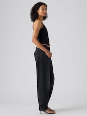 Levi's® Black High Loose Taper Fit Jeans - Image 3 of 6