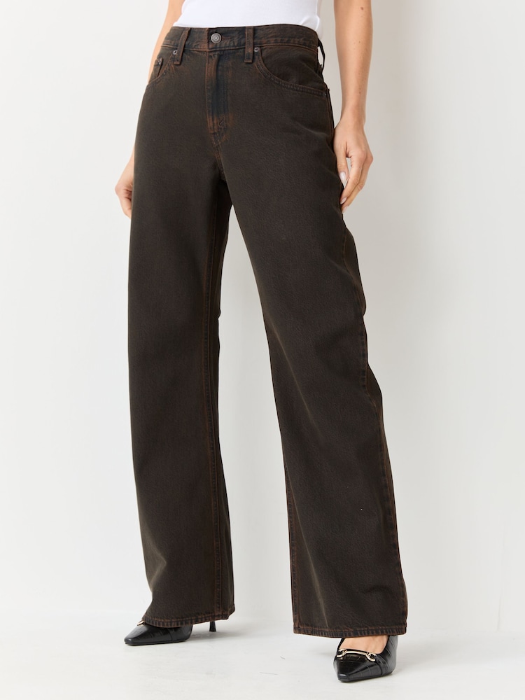 Levi's® Washed Brown Low Rise Bootcut Jeans - Image 2 of 5