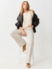 Levi's® Cream Loose Boot Jeans - Image 2 of 6