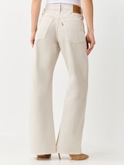 Levi's® Cream Loose Boot Jeans - Image 3 of 6