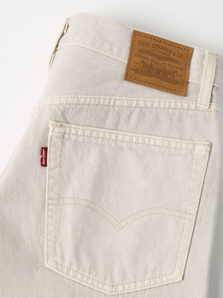 Levi's® Cream Loose Boot Jeans - Image 6 of 6