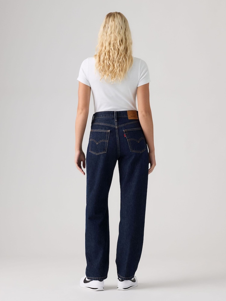 Levi's® Blue High Waisted Easy Dad Jeans - Image 2 of 4 Levi's® Blue High Waisted Easy Dad Jeans - Image 2 of 4