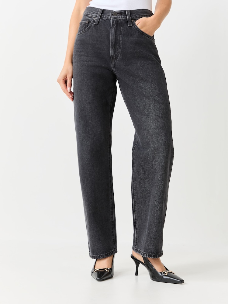 Սև - Levi's® բարձր իրանով Easy Dad ջինսեր - Պատկեր 1 6-ից