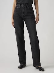Levi's® Black High Waisted Easy Dad Jeans - Image 7 of 10