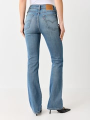 Levi's® Mid Blue Denim 725™ High Rise Bootcut Jeans - Image 3 of 4
