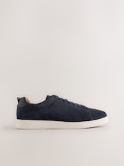 Navy Smart Casual Suede Longline Trainers - Image 4 of 7