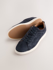 Navy Smart Casual Suede Longline Trainers - Image 5 of 7
