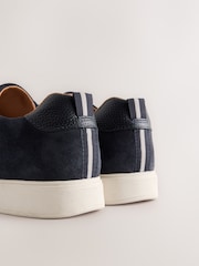 Navy Smart Casual Suede Longline Trainers - Image 6 of 7