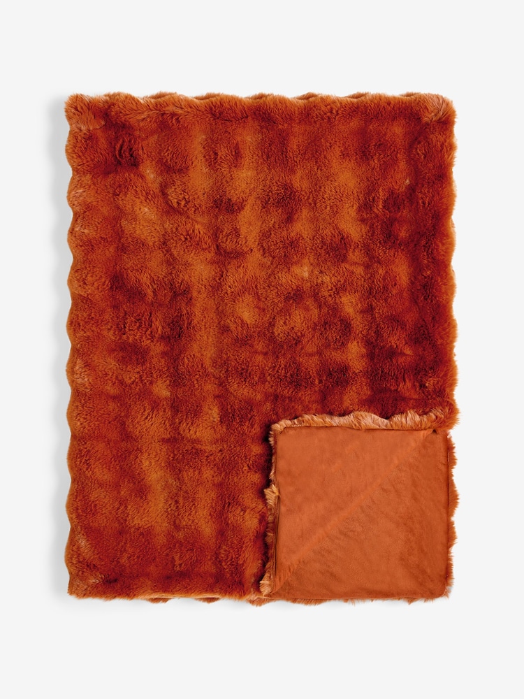 Plaids Aspen en fausse fourrure - Image 1 de 1