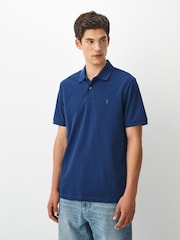 Azul cobalto - Corte estándar - Polo de manga corta de piqué - Imagen 1 de 6