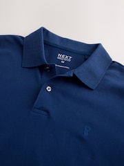 Azul cobalto - Corte estándar - Polo de manga corta de piqué - Imagen 5 de 6