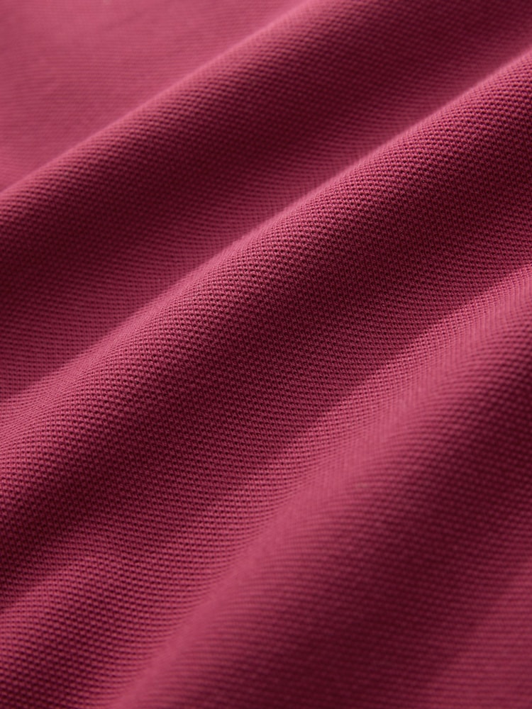 Rojo rubí - Corte estándar - Polo de manga corta de piqué - Imagen 8 de 8