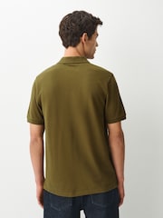 Verde de MOSS - Corte estándar - Polo de manga corta de piqué - Imagen 3 de 5