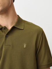 Verde de MOSS - Corte estándar - Polo de manga corta de piqué - Imagen 5 de 5