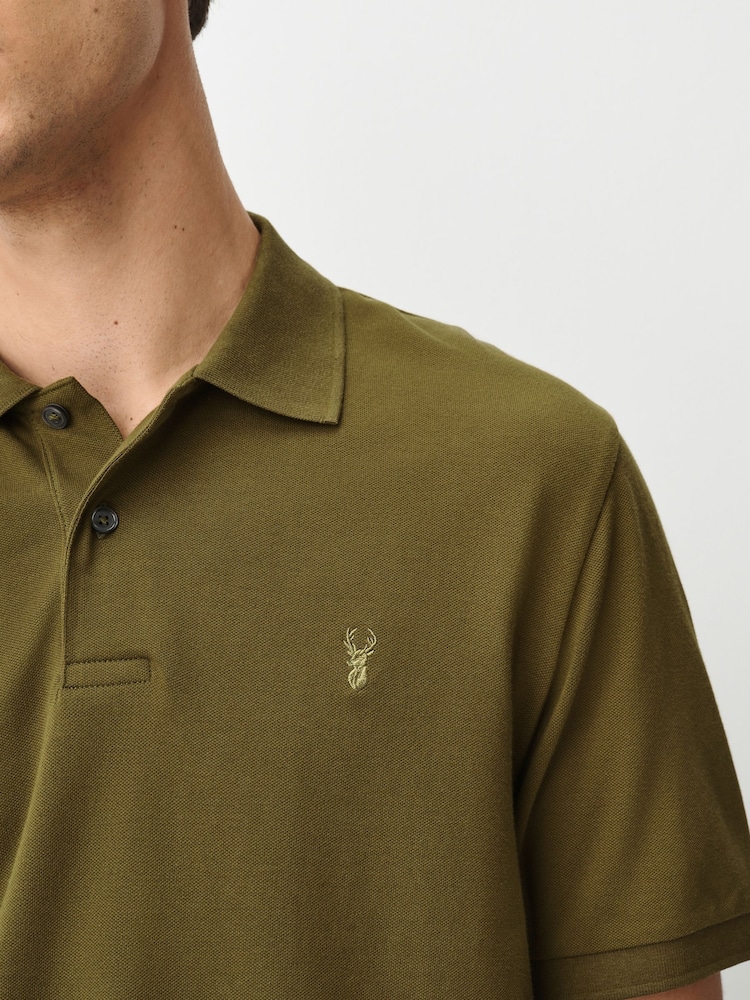 Verde de MOSS - Corte estándar - Polo de manga corta de piqué - Imagen 5 de 5