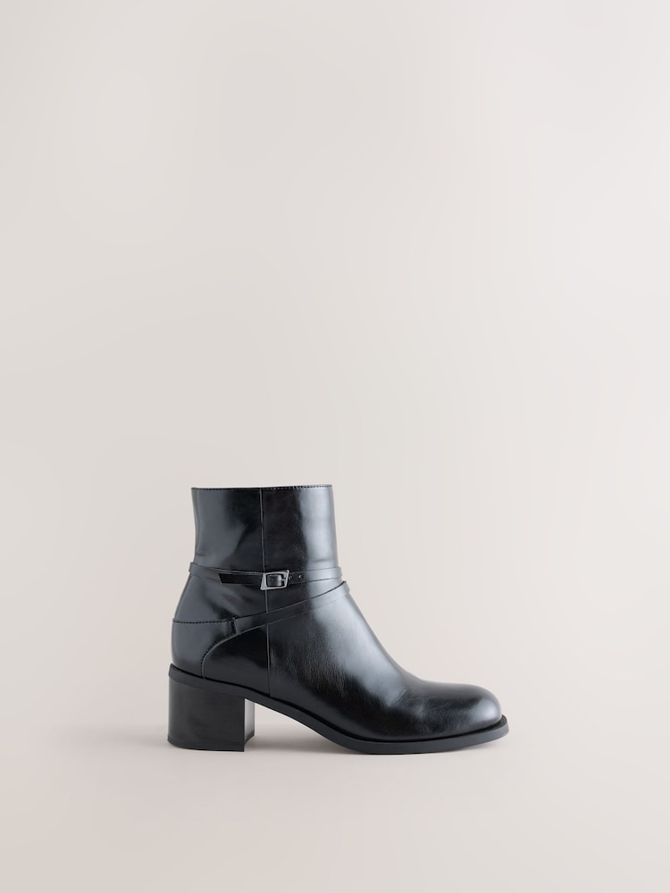 Zwart - Forever Comfort® Block Heeled Boots - Afbeelding 1 van 8