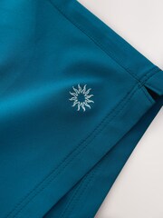 Teal Blue Motion-Flex Swim Shorts - Image 4 of 4