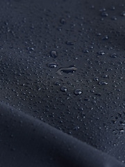 Navy Showerproof Hooded Coat With Brushed Lining - Image 12 of 12