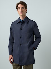 Navy Showerproof Trench Coat - Image 1 of 11