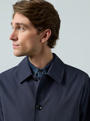 Navy Showerproof Trench Coat - Image 4 of 11