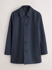 Navy Showerproof Trench Coat - Image 5 of 11