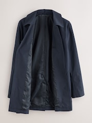 Navy Showerproof Trench Coat - Image 6 of 11