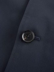 Navy Showerproof Trench Coat - Image 9 of 11