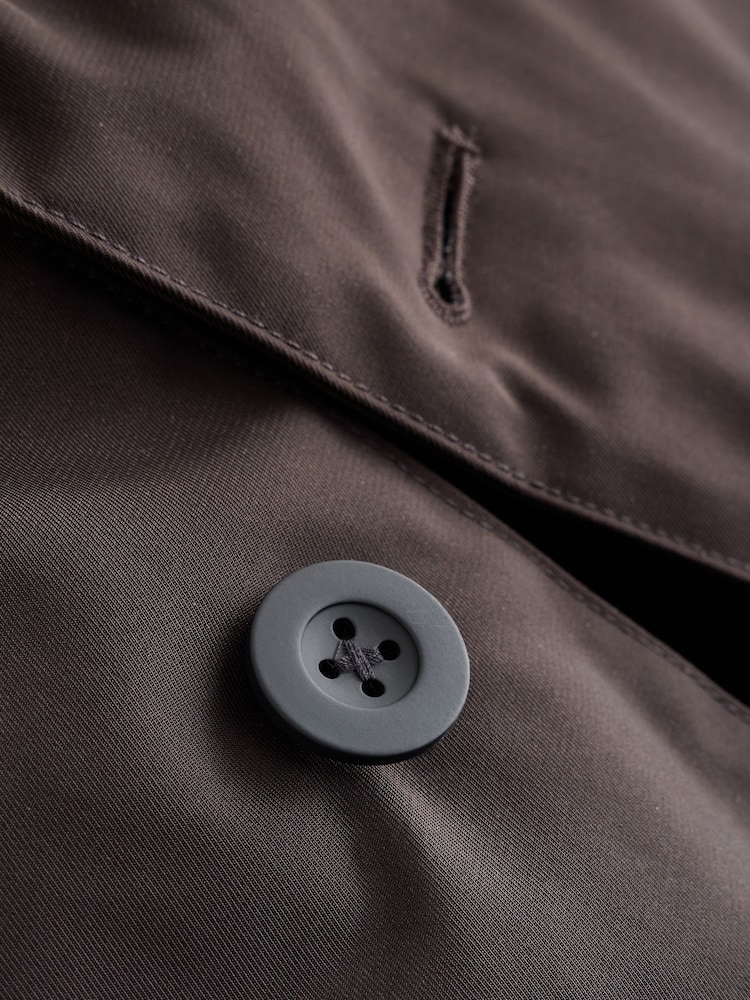 Brown Shower Resistant Padded Funnel Neck Coat - Image 5 of 5 Brown Shower Resistant Padded Funnel Neck Coat - Image 5 of 5