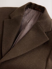 Brown N. Premium Epsom Overcoat with Wool - Image 10 of 12