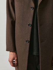 Brown N. Premium Epsom Overcoat with Wool - Image 7 of 12