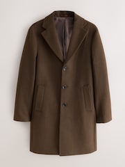 Brown N. Premium Epsom Overcoat with Wool - Image 8 of 12