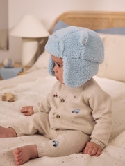 Blue Borg Trapper Baby Hat - Image 4 of 5