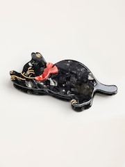 FatFace Black Cat Claw Clip - Image 1 of 2