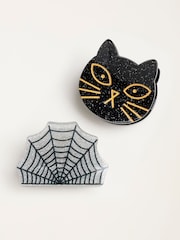 FatFace Multi 2 Pack Halloween Claw Clips - Image 1 of 2