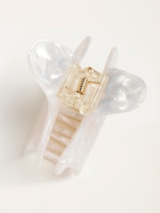 FatFace Ivory Halloween Ghost Claw Clip - Image 2 of 2