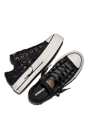 Converse Chuck Taylor All Star Lift Ribbon Low Trainers - Imagem 2 de 6