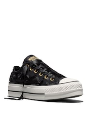Converse Chuck Taylor All Star Lift Ribbon Low Trainers - Imagem 3 de 6