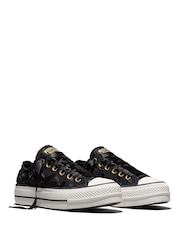 Converse Chuck Taylor All Star Lift Ribbon Low Trainers - Imagem 5 de 6